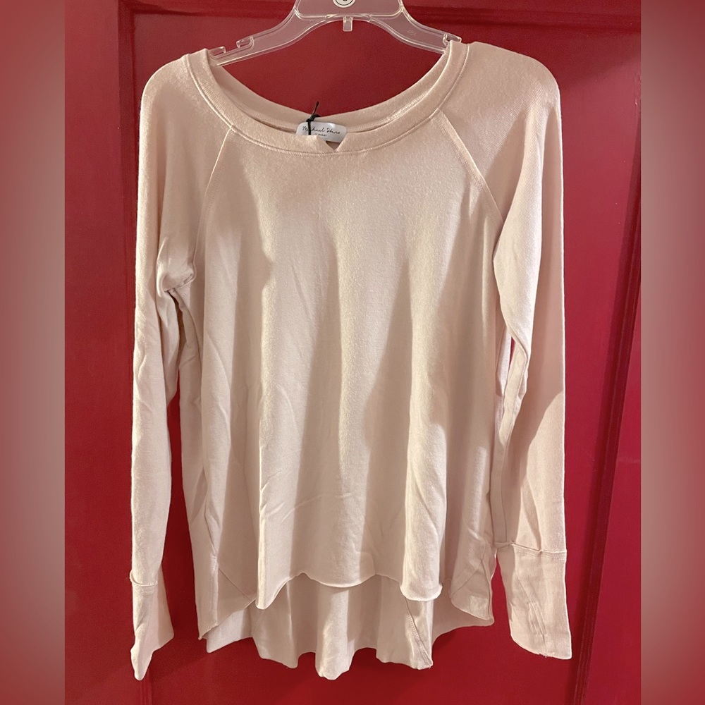 NWT Madison brushed jersey top in sweet pea